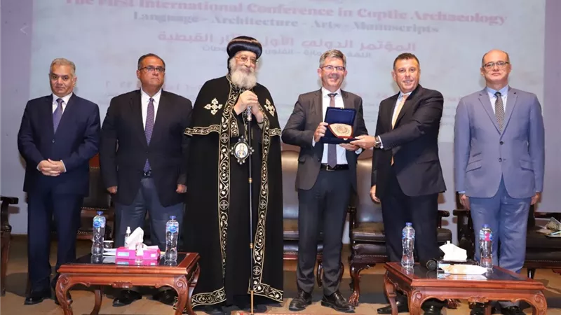 افتتاح المؤتمر الدولي الأول للاثار القبطية بجامعة عين شمس