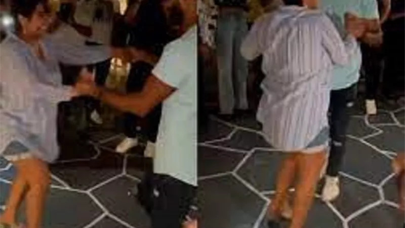 وصلة رقص تجمع شيرينن بـ شاب غير معروف .. فيديو