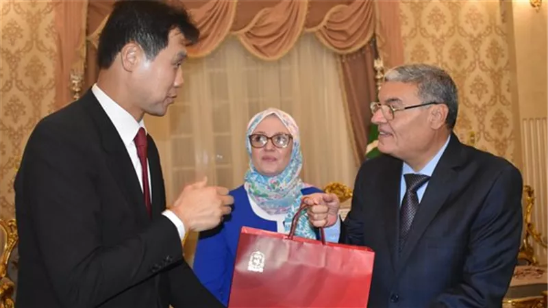 محافظ المنيا يستقبل سفير كوريا الجنوبية ويصطحبه في جولة بالمحافظة