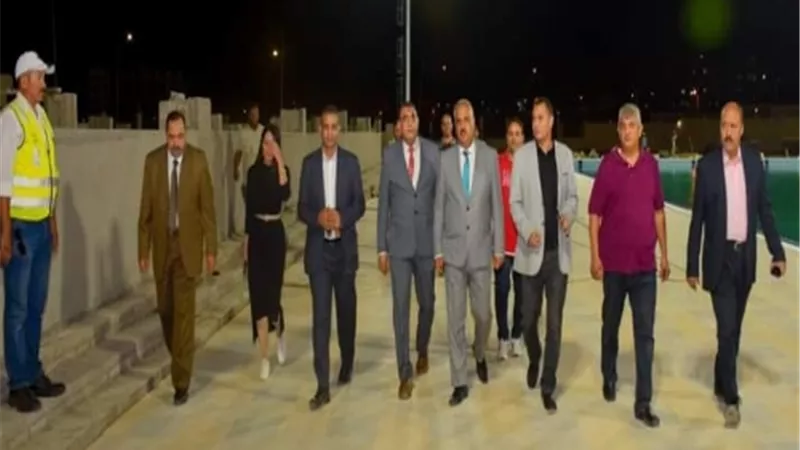 وكيل الشباب والرياضة بالقليوبية يتفقد المشروعات الجديدة بنادي العبور