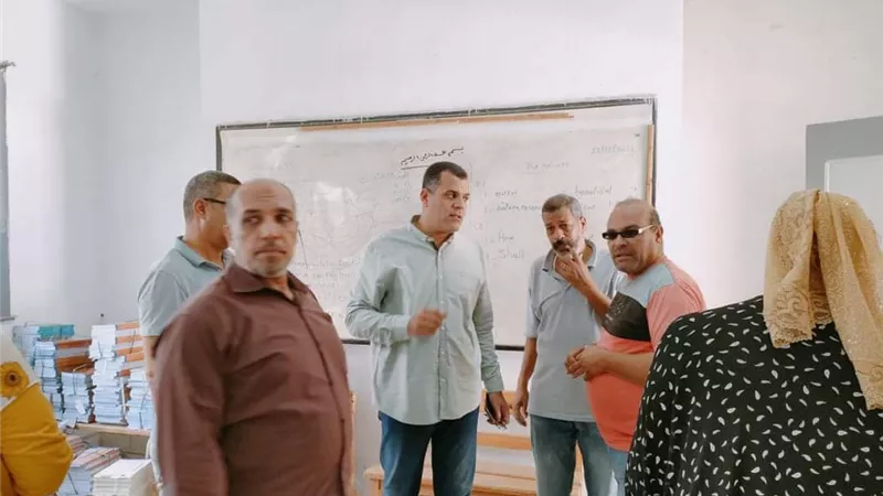 مدير تعليم السويس يتفقد المدارس استعدادا للعام الدراسي