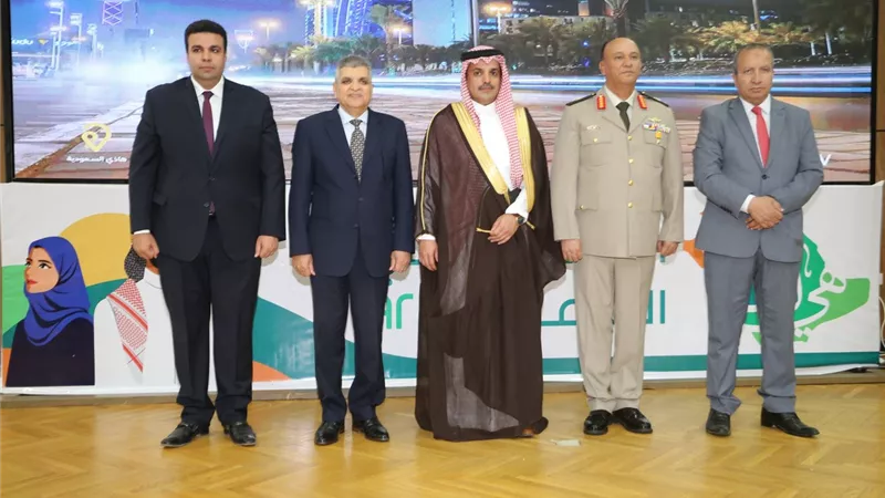 عبد الله رمضان والقيادات التنفيذية يشاركون في احتفال القنصلية السعودي