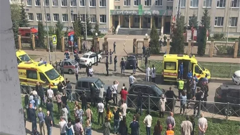 ارتفاع قتلى حادث إطلاق النار في مدرسة بوسط روسيا إلى 13 شخصا