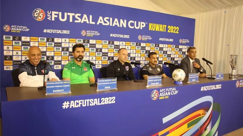 المنتخب العراقي لكرة الصالات يواجه منتخب تايلند ضمن بطولة كأس آسيا