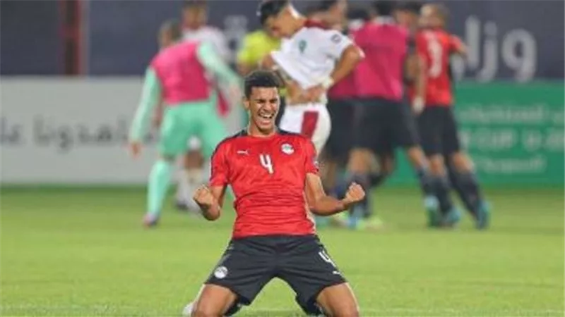 العسقلانى يحرز الهدف الاول لمنتخب مصر الاوليمبى فى مرمى بنين