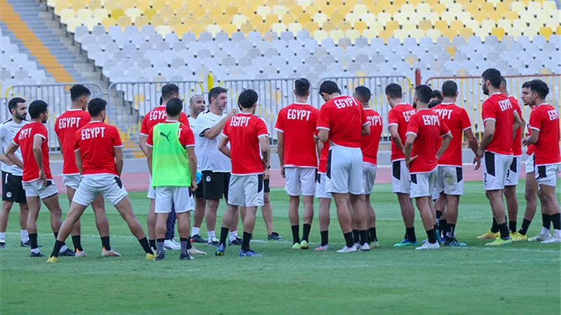 بدون صلاح ومصطفى محمد.. منتخب مصر يختتم استعداداته لودية ليبيريا