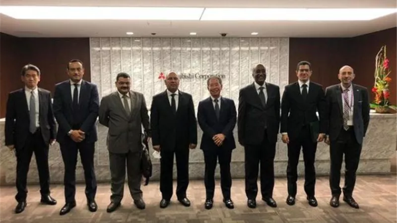 الوزير يبحث مع ميتسوبيشي العالمية توطين صناعةعربات متروالانفاق في مصر