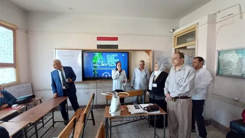 متابعات ميدانية لمدارس محافظة المنيا قبل بدء الدراسة الاسبوع القادم