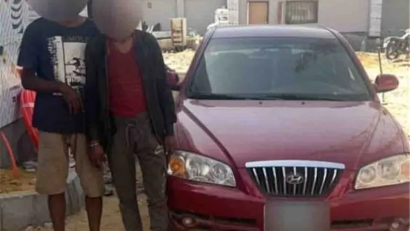 ضبط عاطلين سرقا سيارة بالقاهرة