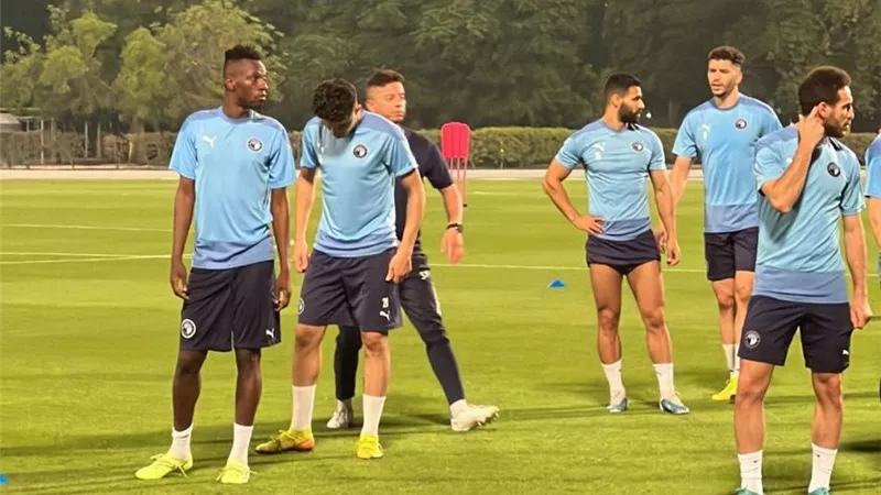 تدريبات شاقة لبيراميدز بالامارات استعدادا للكونفدرالية والدورى العام