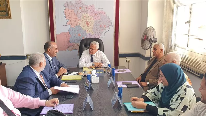 الفولى يشهد اجتماع مجلس إدارة مدرسة مياه الشرب والصرف الصحى بالمنوفية