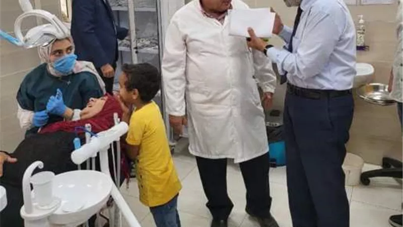 خدمات متميزة لمرضي الأسنان بمستشفيات دمياط