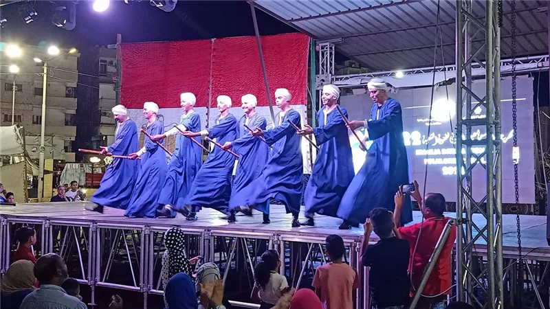 تابلوهات متميزة في عروض مهرجان الإسماعيلية للفنون الشعبية ..صور