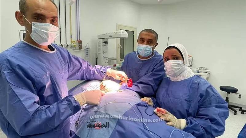 أول جراحه لاستئصال ورم بمستشفى اهناسيا التخصصى