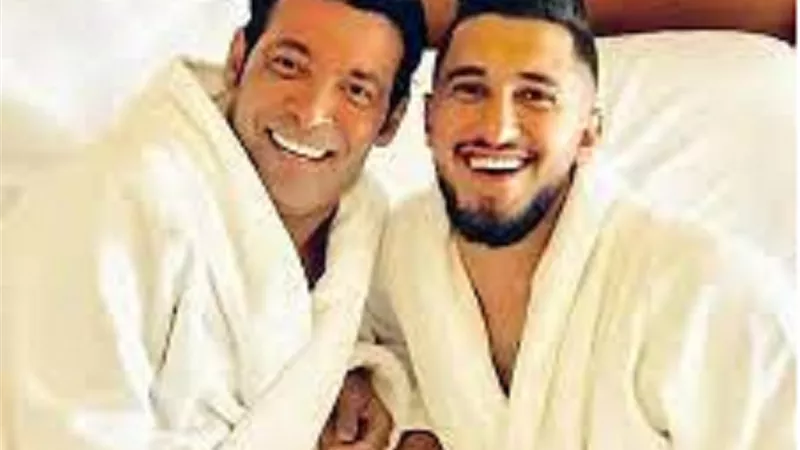 سعد الصغير يحتفل بعيد ميلاد ابنه