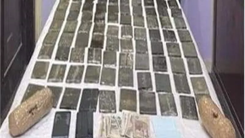 ضبط٣تجار بحوزتهم حشيش بالواسطى