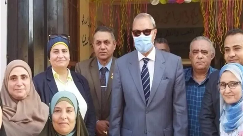 محافظ القليوبية ووكيل التربية والتعليم يتفقدا عددا من المدارس بقليوب