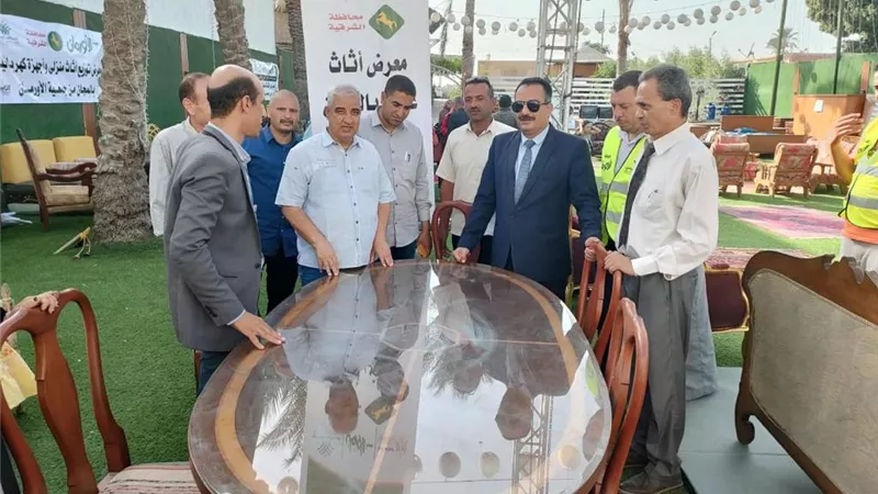 معرض الأثاث المنزلي بالمجان للأسر الأولى بالرعاية فى أبوحماد بالشرقية