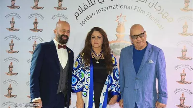 تكريم خيري بشارة كرئيس لجنة تحكيم مهرجان الأردن الدولي للأفلام
