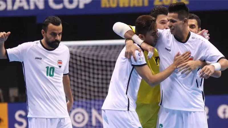 فوز المنتخب العراقى أمام عمان بالجولة الثانية من كأس آسيا لكرة الصالات