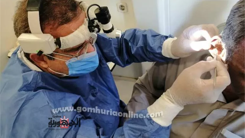 علاج ١٢٢٦ مواطنا بالمجان في قافلة طبية بدمياط
