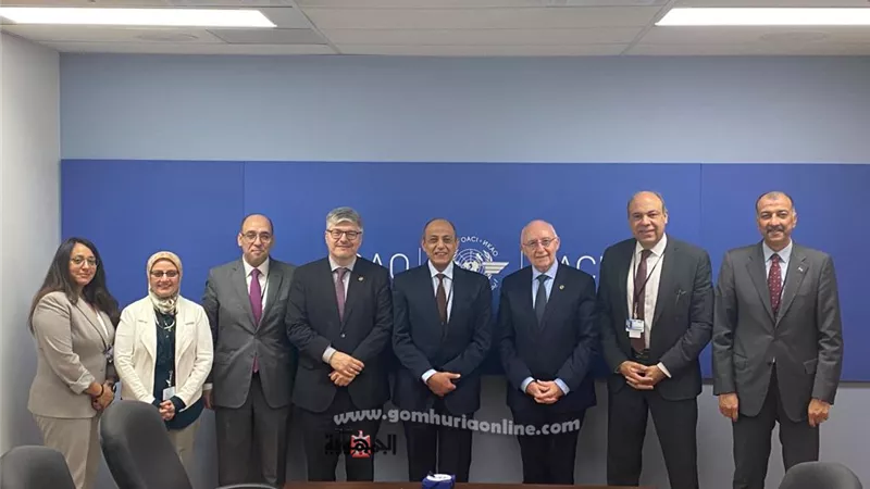 الفريق محمد عباس:حريصون على التعاون مع المنظمة الدولية للطيران المدنى