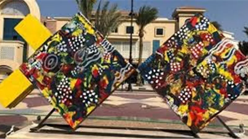 ختام كرنفال مصر الدولي للفنون بالغردقة بمشاركة 42 فنانًا من 15 دولة