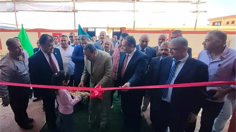 افتتاح مدرسة وسوق تجارى فى العريش