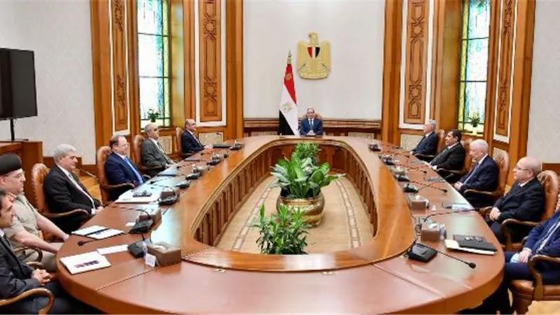 المتحدث الرئاسي ينشر صور اجتماع الرئيس السيسي بأعضاء المجلس الأعلى للهيئات القضائية
