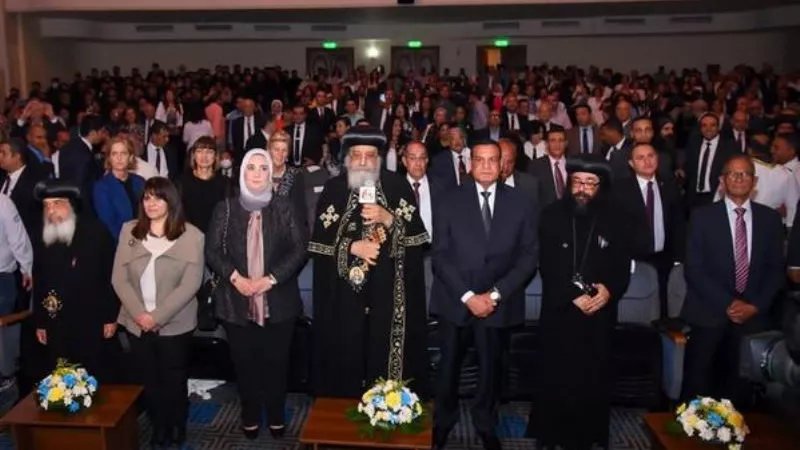 وزيرة الهجرة تشارك في احتفالية للكنيسة القبطية الأرثوذكسية