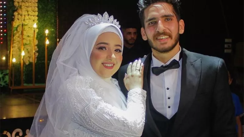 ألف مبروك الزفاف السعيد
