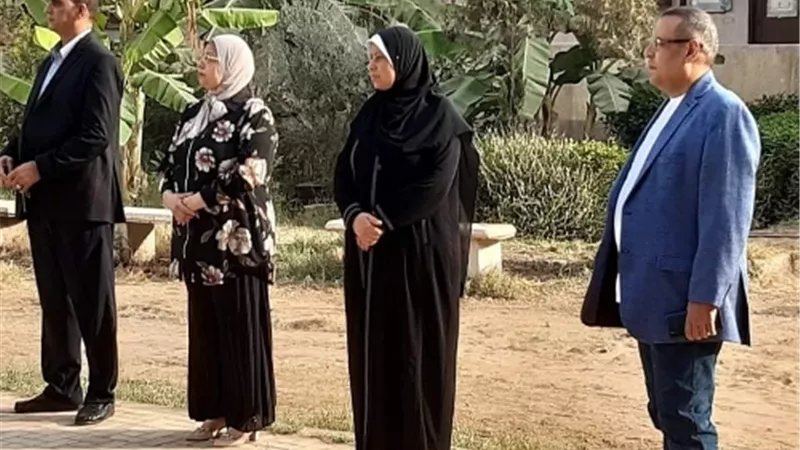 مدير ووكيل تعليم شبين القناطر يتابعان انتظام الطلاب داخل المدارس