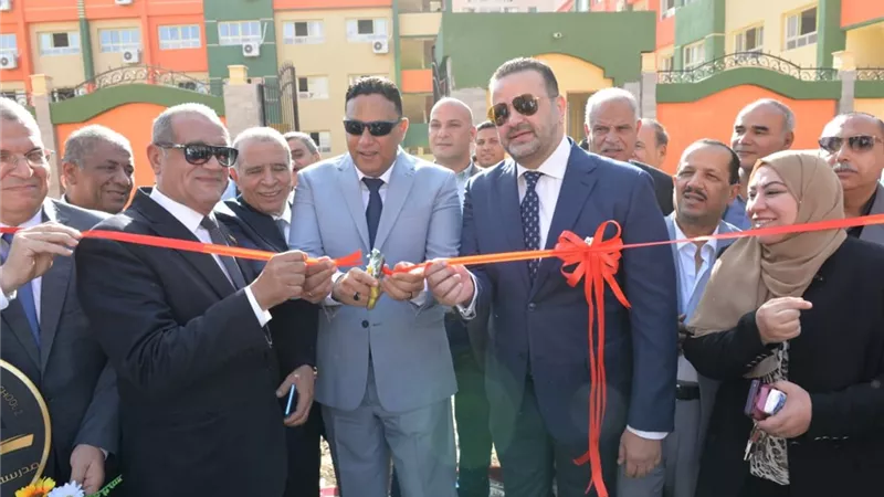 مختار يفتتح مدارس بحي غرب ومركز المنصوره بتكلفة 62 مليون جنيه