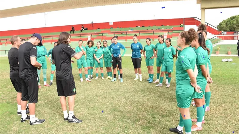 منتخب المغرب للسيدات يواصل استعداداته للمشاركة فى الدورى الاسبانى