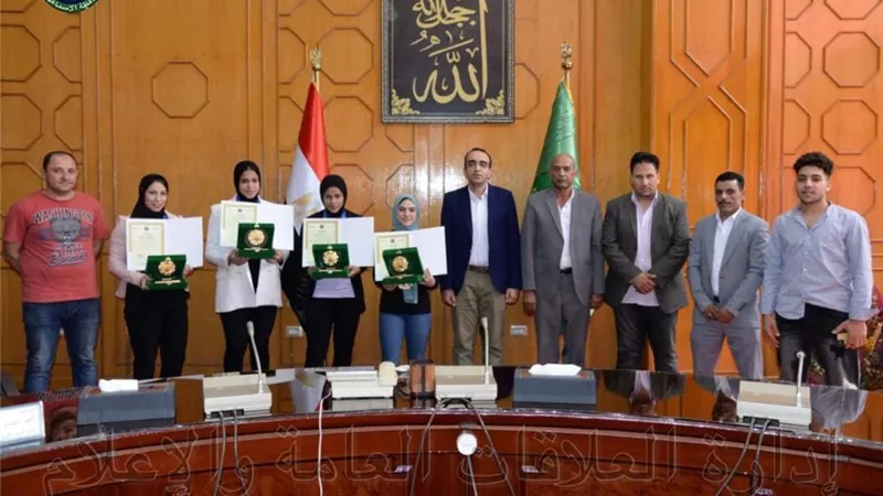 تكريم بطلات الإسماعيلية الحاصلات على ذهبيات أفريقيا لرفع الأثقال