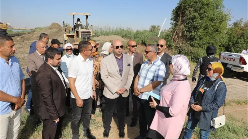 غنيم يتفقد مشروع إنشاء المرسى السياحى على النيل