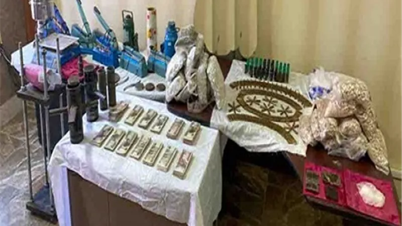 4 عناصر إجرامية تخصصوا فى تصنيع مخدر الهيروين بالإسماعيلية