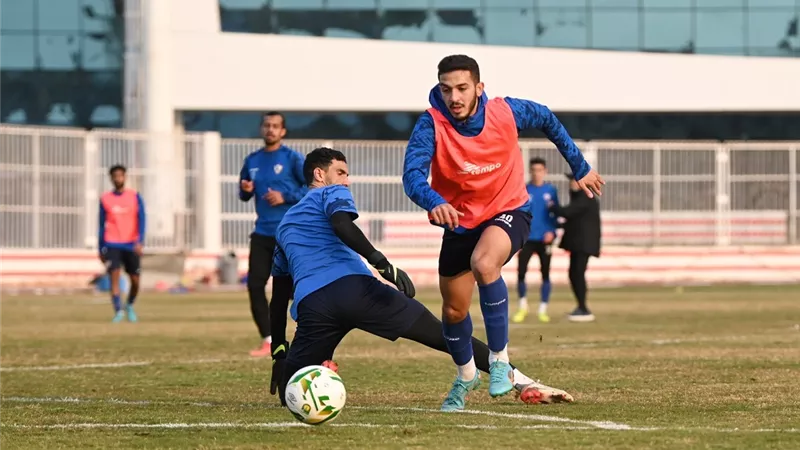 أول ظهور لـ سامسون فى مران الزمالك.. شاهد