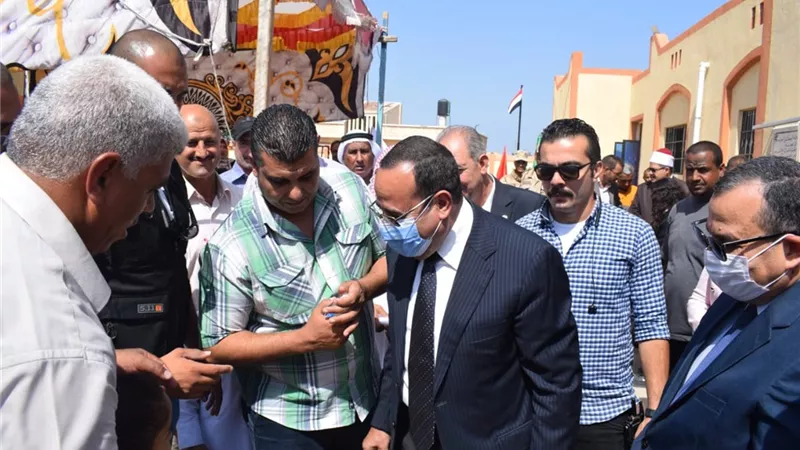 افتتاح مدرستين ومسجد بالشيخ زويد