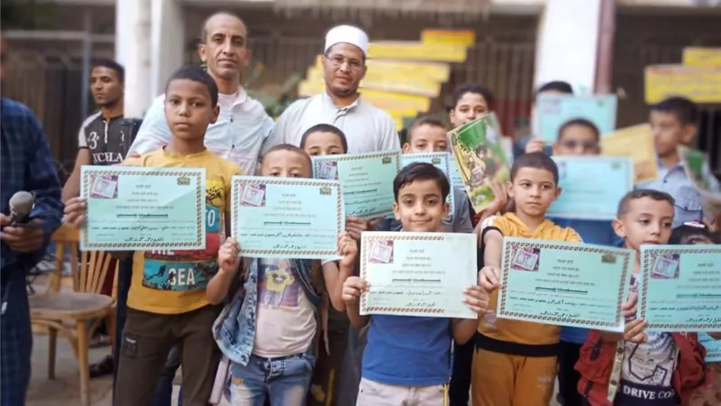 المنيا تكرم عشرات الأطفال من حفظة القرآن الكريم