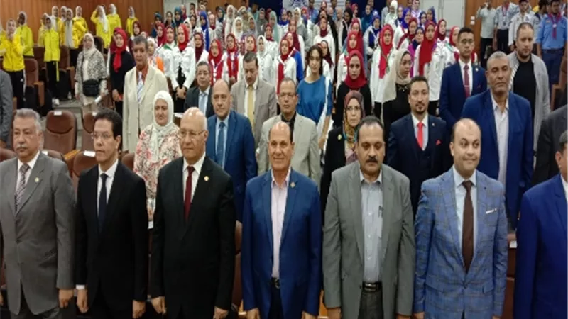 رئيس جامعة بنها يشهد الاحتفال بذكرى انتصارات أكتوبر المجيدة الـ٤٩