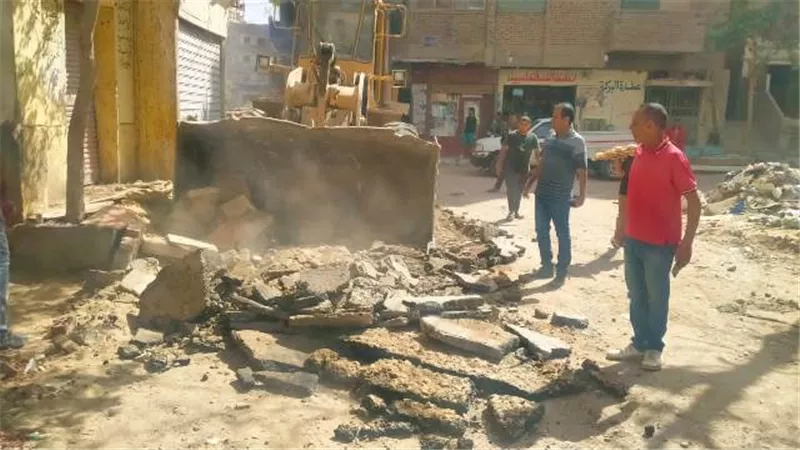 الجيزة.. بدء تطوير شوارع المسابك والاسكان ومتفرعات الغاز بالوراق