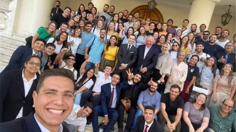تفاصيل لقاء طلاب جامعة أسيوط بطلاب أوروغواى