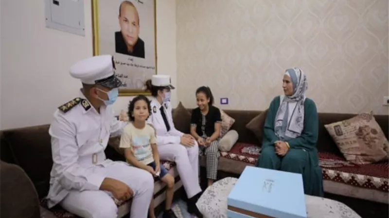 الداخلية تشارك أسر الشهداء الاحتفال بذكرى المولد النبوي الشريف