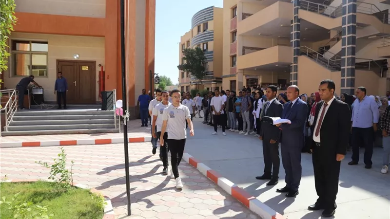 مراسم تحية العلم بجامعة جنوب الوادى الأهلية..صور