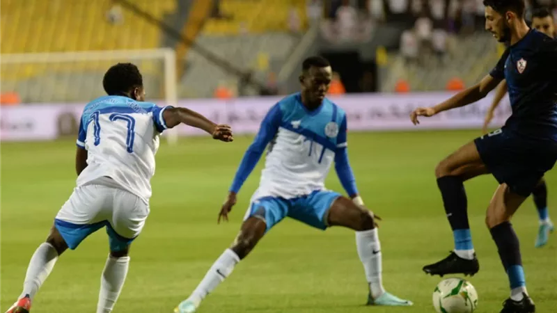 هدف عبدالمجيد يمنح الزمالك الفوز أمام فلامبو بدورى الأبطال