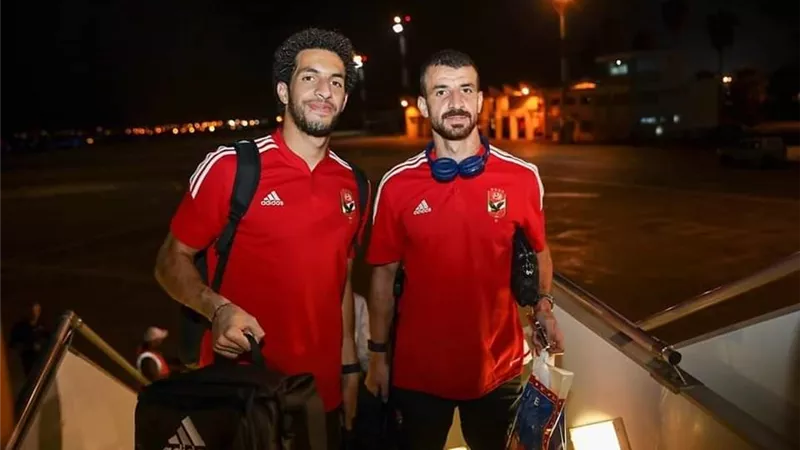 بعد تحقيق الفوز أمام الإتحاد المنستيرى..بعثة الأهلي تغادرالى القاهرة