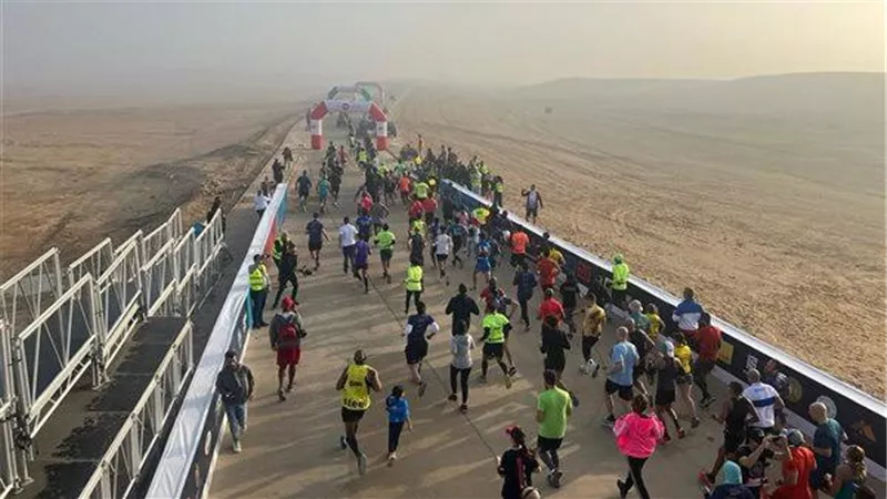 الأهرامات تستضيف سباق نصف ماراثون