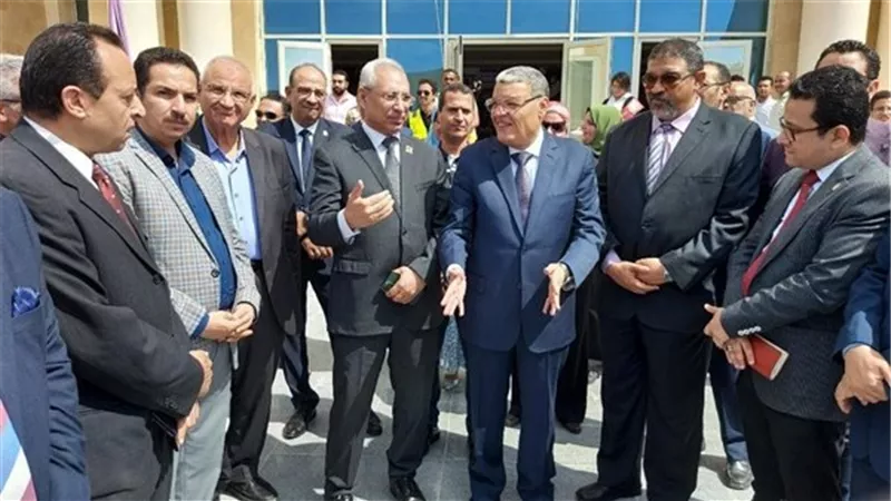 افتتاح بدء الدراسة بجامعة المنيا الأهلية