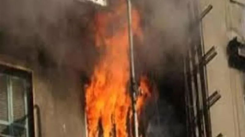 مصرع إصابة 6 أطفال فى حريق داخل شقتين بحلوان
